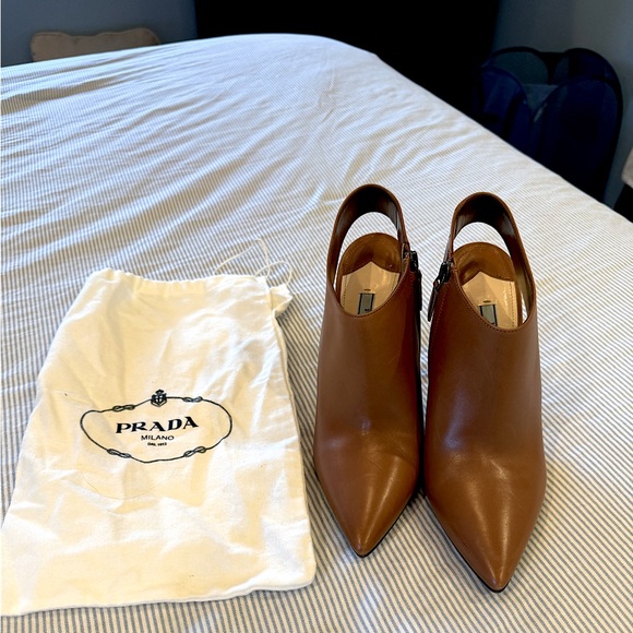 Prada open back boot with heel - Picture 1 of 7